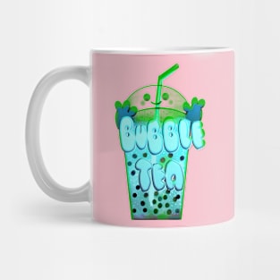 Blue bubble tea Mug